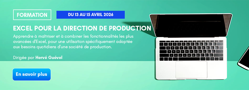 Excel pour la direction de production
